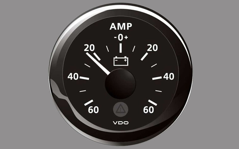 Marine Ammeter Gauge 60Amp